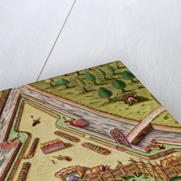 Fort Caroline by Jacques Le Moyne