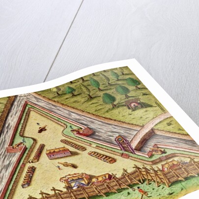 Fort Caroline by Jacques Le Moyne