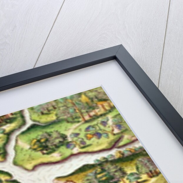 The French Erect a Column with the Royal Coat of Arms by Jacques (1533-88) (after) Le Moyne