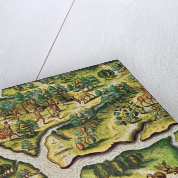 The French Arrive at Port Royal by Jacques Le Moyne