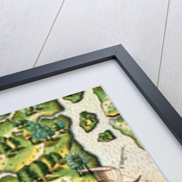 The French Discover Six More Rivers by Jacques Le Moyne