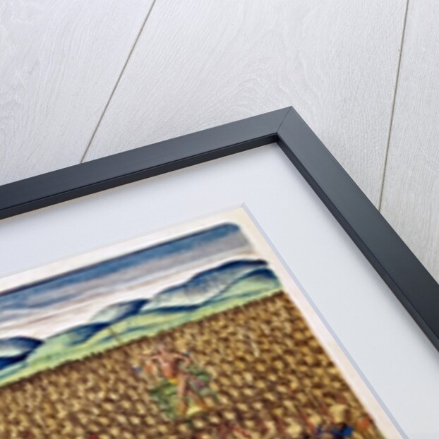 The French Help the Indians in Battle by Jacques Le Moyne