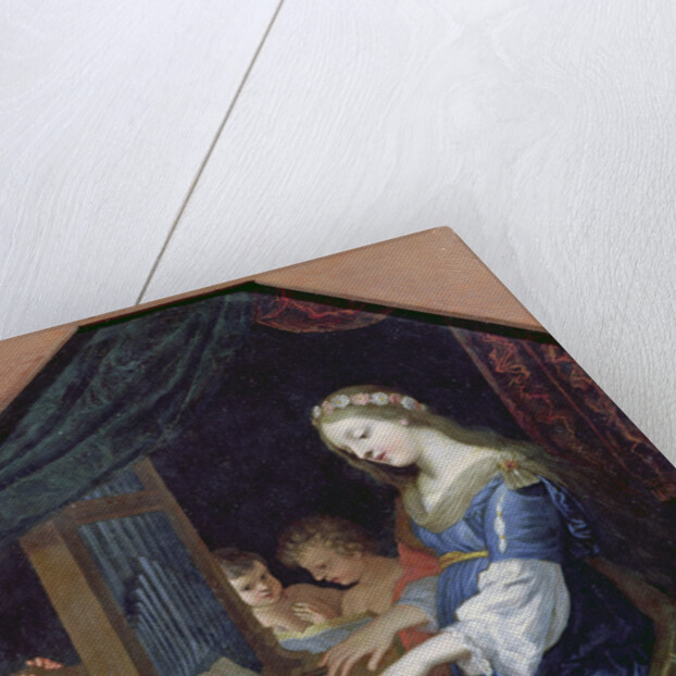 St. Cecilia Playing the Organ by Jacques Stella