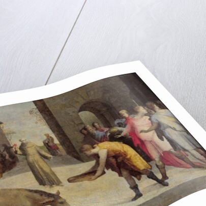 St. Anthony of Padua and the Miracle of the Ass, 1537 by Domenico Beccafumi