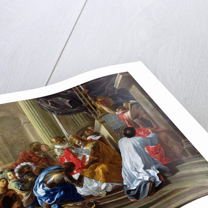 Raymond IV de Saint-Gilles Taking the Cross, 1706 by Antoine Rivalz