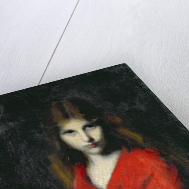 Portrait of a Young Girl, The Shiverer by Jean-Jacques Henner