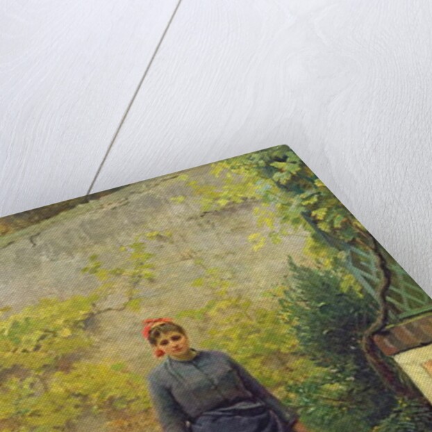 Woman with Watering Cans by Louis Emile Adan