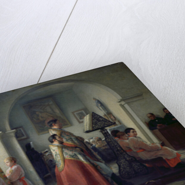 Blessing the Bread, 1879 by Francois Archange Joseph Bodin