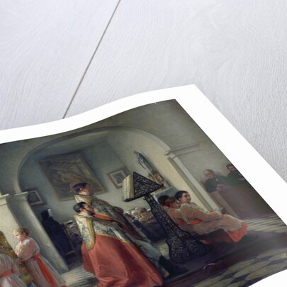 Blessing the Bread, 1879 by Francois Archange Joseph Bodin