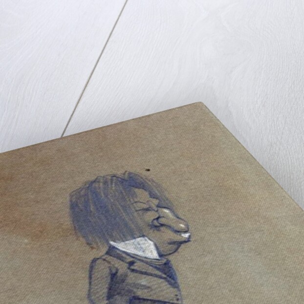 Caricature of Jules Husson 'Champfleury', 1858 by Claude Monet