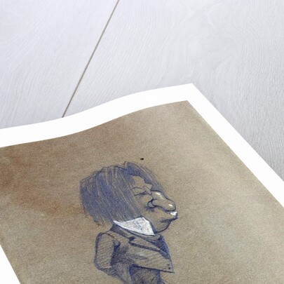 Caricature of Jules Husson 'Champfleury', 1858 by Claude Monet
