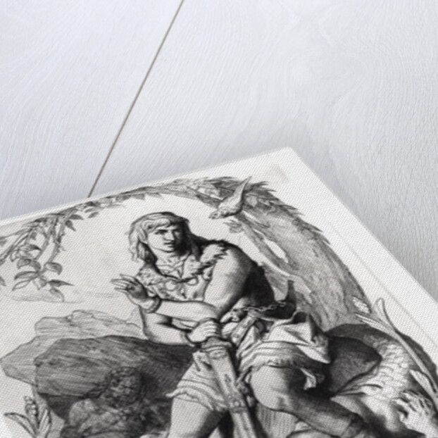 Siegfried and the Dragon with the Magic Bird by C. Burger