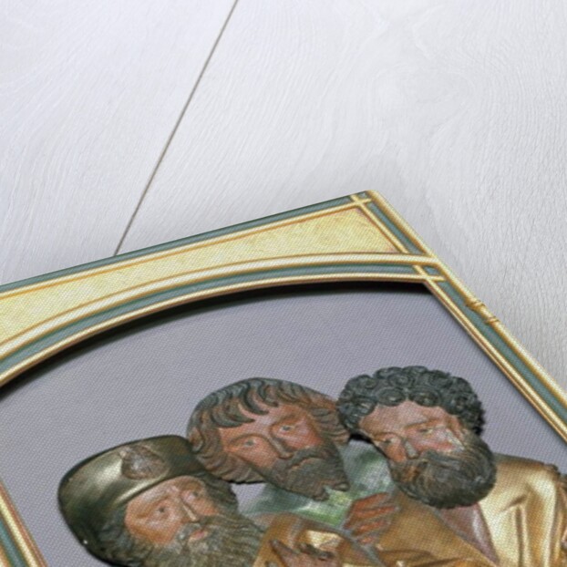 Wooden carvings of St. James the Greater, St. Simon and St. Thaddeus by Nikolaus Hagenauer
