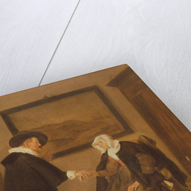 The Consultation, c.1655 by Quiringh Gerritsz. van Brekelenkam