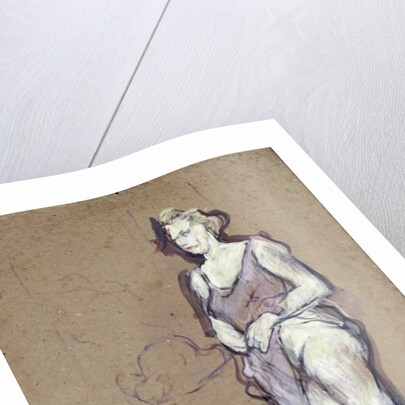 The Medical Inspection: Blonde Prostitute, 1894 by Henri de Toulouse-Lautrec