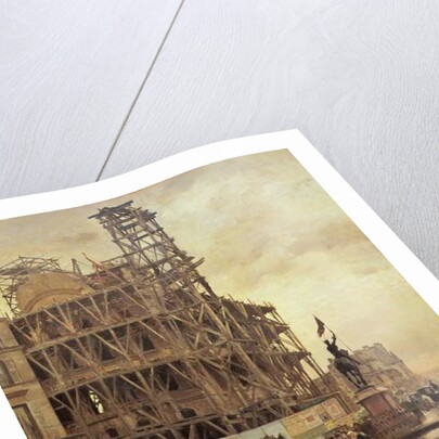 The Place des Pyramides, Paris, 1875 by Giuseppe or Joseph de Nittis