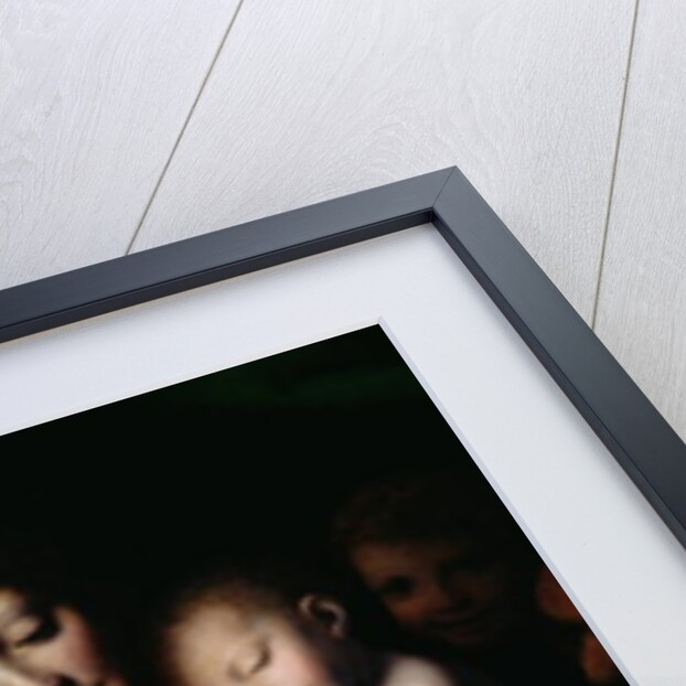 The sleeping Jesus, or Madonna holding the sleeping Child, accompanied by three angels, 1532 by Bernardino Luini