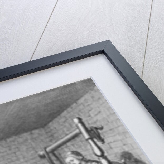 Loom for weaving stockings by French School