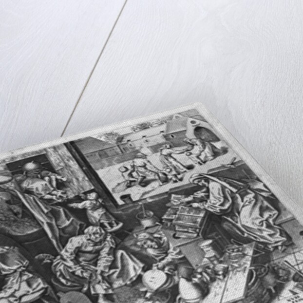 The Alchemist at work, engraved by Hieronymus Cock by Pieter the Elder Bruegel