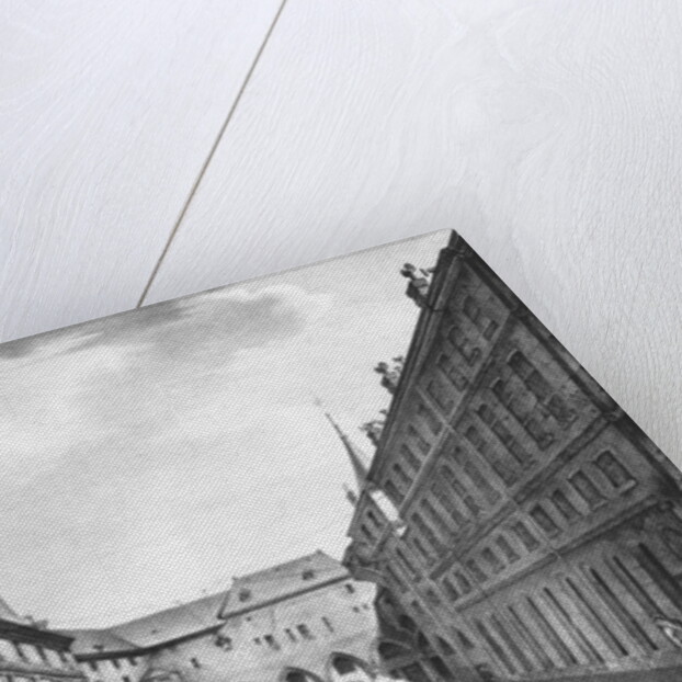 View of the Men's Yard at the Conciergerie Prison, engraved by Alphonse Urruty c.1831 by Collard (after)