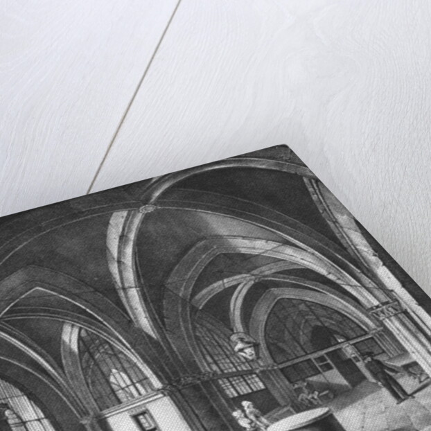 Interior view of the entrance room at the Conciergerie Prison by Collard