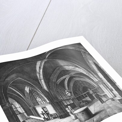 Interior view of the entrance room at the Conciergerie Prison by Collard
