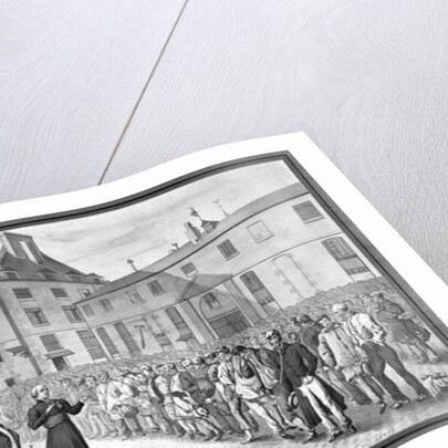 Ceremony before the departure of the convicts by Gabriel Cloquemin