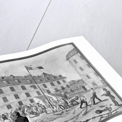 Preparing the shackling of the convicts at Bicetre by Gabriel Cloquemin