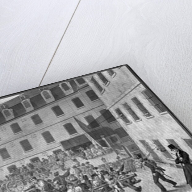 Arrival of the convicts at Bicetre by Gabriel Cloquemin