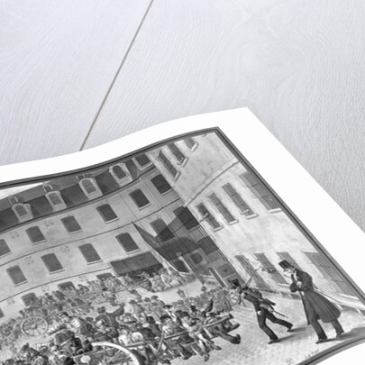 Arrival of the convicts at Bicetre by Gabriel Cloquemin