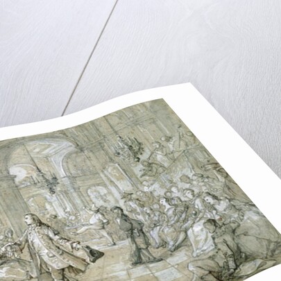 A Masquerade Ball by Charles Joseph Natoire