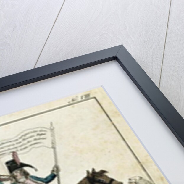 Caricature depicting quack doctors offering vaccines by French School