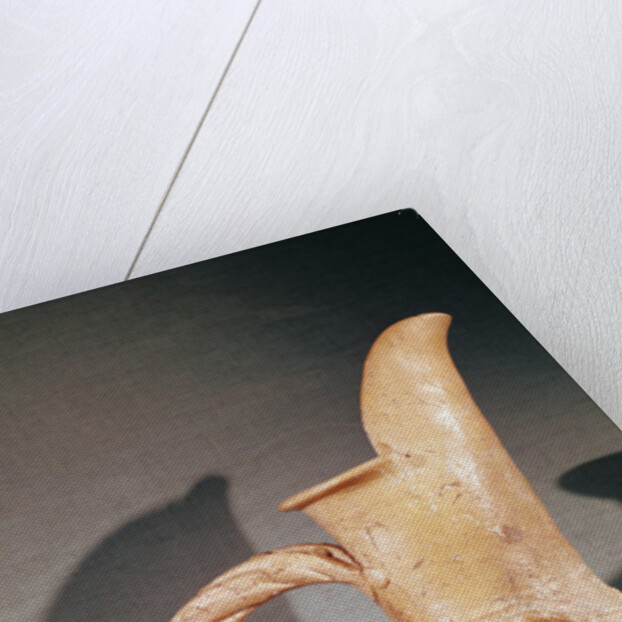 White pottery 'kuei' tripod jug by School Chinese