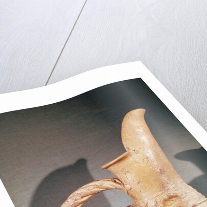 White pottery 'kuei' tripod jug by School Chinese