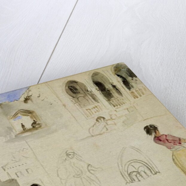 The Kasbah, Tangier by Ferdinand Victor Eugene Delacroix