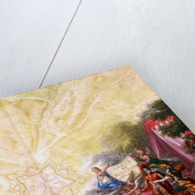 Ms 988 Tome 3 fol.14 Map of Rocroi by Sebastien Le Prestre de Vauban