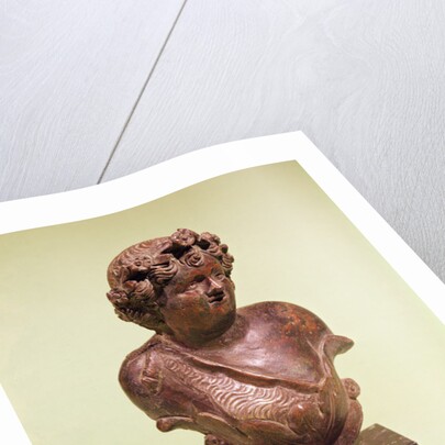 Bust of Bacchus, ornament from a bed by Roman Roman