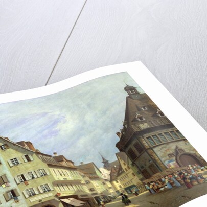 Place du Marche-aux-Fruits, Colmar, 1875 by Michel Hertrich