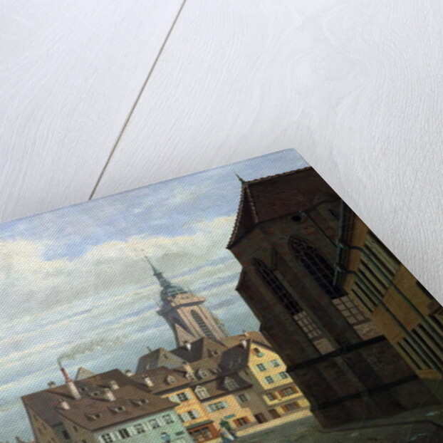 Dominicans Square, Colmar, 1876 by Michel Hertrich