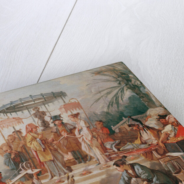 A Chinese Marriage, study for a tapestry cartoon, c.1742 by Francois Boucher