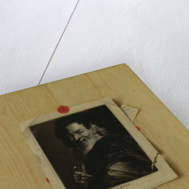 Trompe l'Oeil, Democritus by Gaspard or Gabriel Gresely