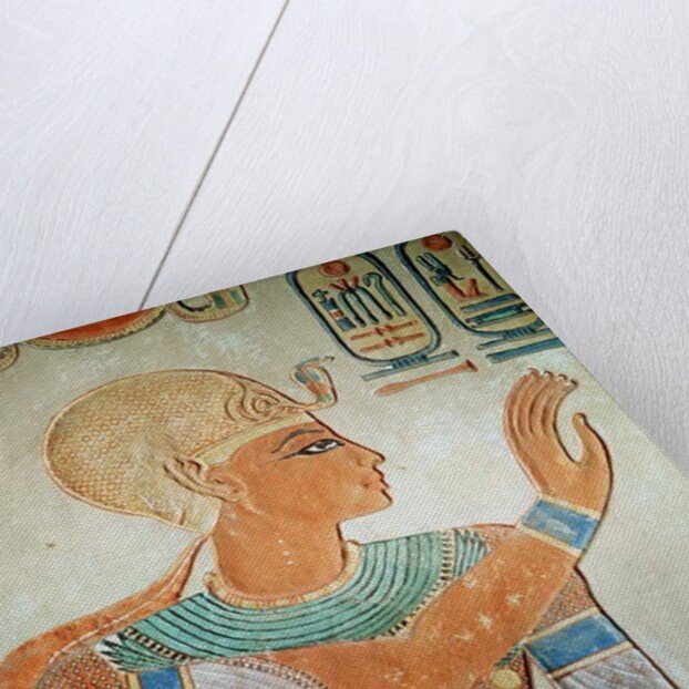 Portrait of Ramesses III from the Tomb of Amen-Her-Khepshef, New Kingdom by Egyptian 19th Dynasty