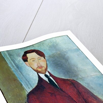 Leopold Zborowski, 1917 by Amedeo Modigliani