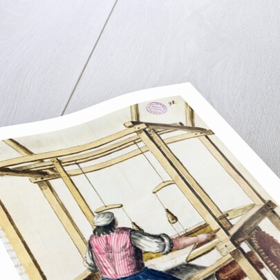 A Venetian Weaver by Jan van Grevenbroeck