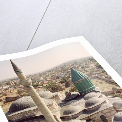 Aerial view of the Mevlana Tekke Konya, Turkey by Anonymous