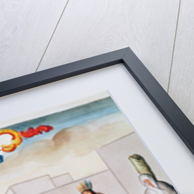 Tome 4 fol.19, View of Plaza de Thalco with an Indian tied to a stake by Diego Garcia Panes y Avellan