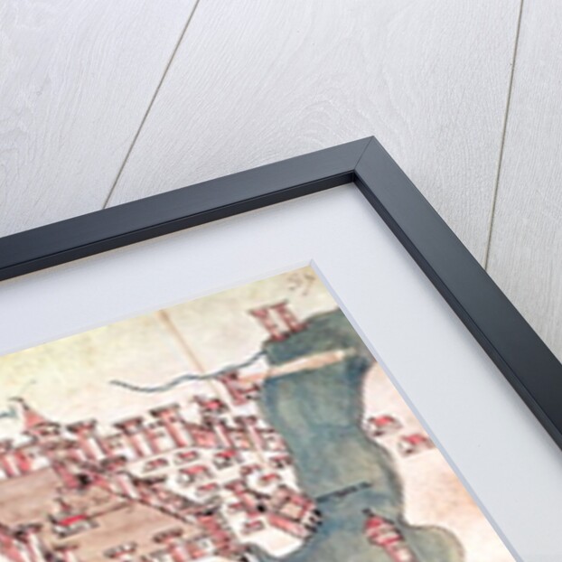 Plan of Constantinople, 16th century by Italian School