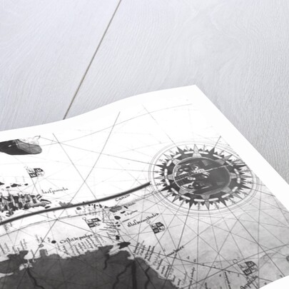 Map of countries first discovered by Christopher Columbus 1500 by Juan de la Cosa