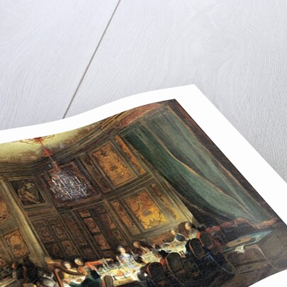 Dinner of the Prince of Conti in the Temple, 1766 by Michel Barthelemy Ollivier or Olivier
