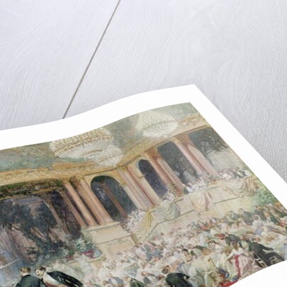 Dinner at the Tuileries, 1867 by Henri Baron